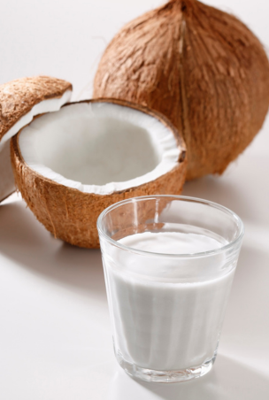 leite de coco com aveia